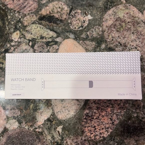 BLACK 40 mm Apple Watch band - Picture 2 of 4